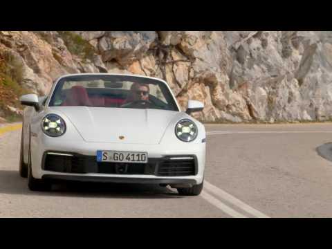 Porsche 911 Carrera S Cabriolet in Carrara White Metallic Driving Video