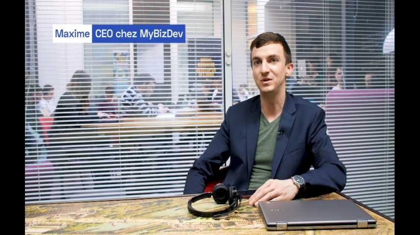 Illustration pour la vidéo MyBizDev : un aide au recrutement de business developers