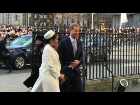 Royals arrive at Westminster Abbey to mark Commonwealth Day