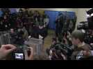 Ukraine's presidential elections: Frontrunner Zelensky votes - Label : AFPTV - First images - Category : News