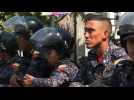 Heavy police presence in Caracas ahead of union protest - Label : AFPTV - First images - Category : News