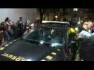 Former president Temer arrives at Rio police HQ after arrest