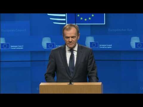 EU's Tusk: short Brexit delay possible if MPs back deal