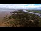 Aerial footage shows scale of floods in Mozambique after cyclone - Label : AFPTV - First images - Category : News