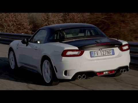 Abarth 124 Rally Tribute in White Driving Video