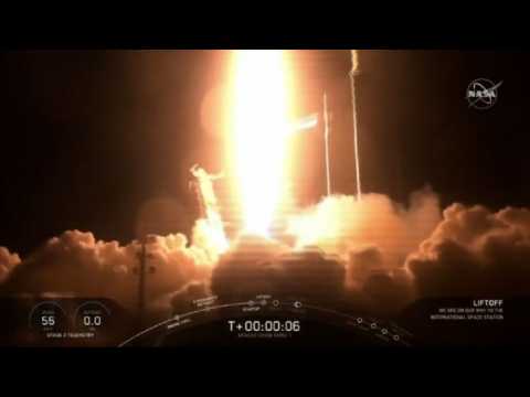 SpaceX launches rocket carrying new Dragon capsule