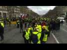 'Yellow vest' protesters gather in Paris for 16th week