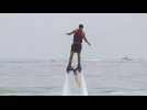 Formula E Welcome to Sanya - From racing to flyboarding