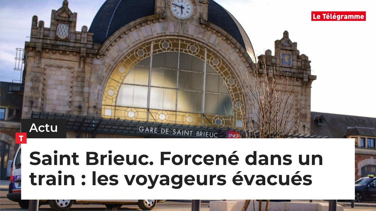 Saint Brieuc. Forcené dans un train : les voyageurs évacués (Le Télégramme)