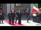 Xi Jinping arrives at Quirinal Palace in Rome