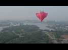 International hot air balloon festival takes off in Malaysia