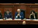 Albanian MP throws ink at Prime Minister in Parliament