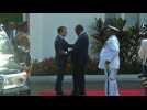 French president meets Kenyan counterpart in Nairobi