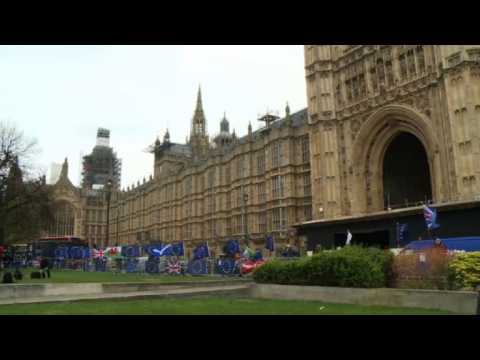 Images of Houses of Parliament ahead of vote on no-deal Brexit