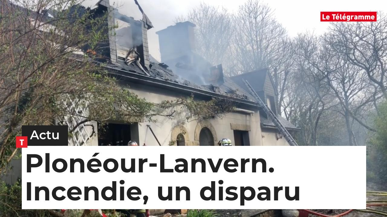 Plonéour-Lanvern (29). Incendie d'un pavillon, un homme porté disparu (Le Télégramme)