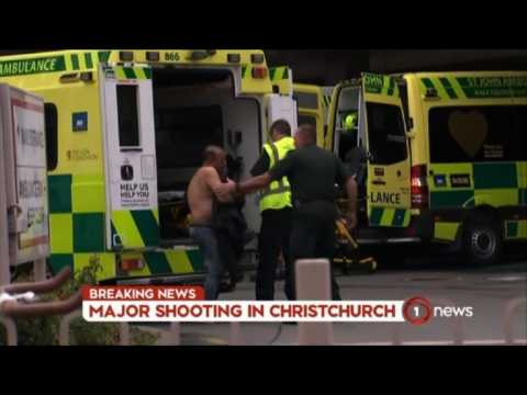 Injured taken to hospital after Christchurch mosque attack