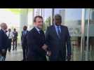 Macron arrives at AU for meeting with commission chair