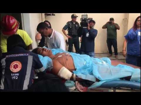 Ambulance transfers Venezuelans injured in clashes to Brazil