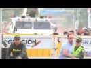 Venezuela troops smash through barrier in and desert to Colombia - Label : AFPTV - First images - Category : News