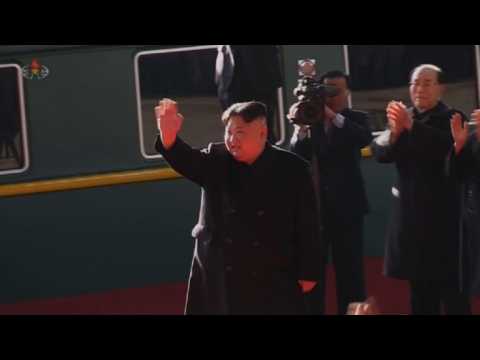 Kim Jong Un departs North Korea for Trump summit
