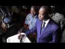 Senegal: opposition candidate Ousmane Sonko casts his vote - Label : AFPTV - First images - Category : News