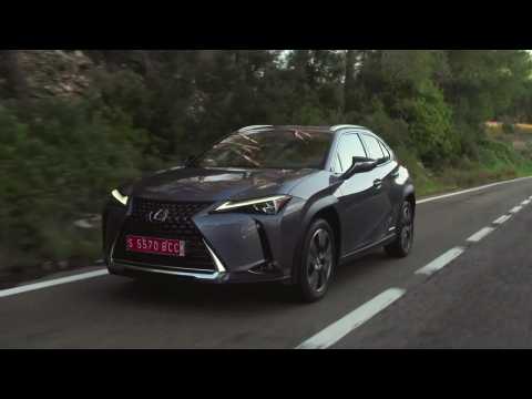 The new Lexus UX 250h in Grey Driving Video