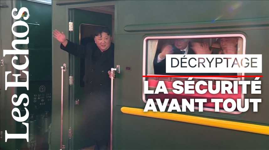 Illustration pour la vidéo Dans le train hors-norme de Kim Jong-un