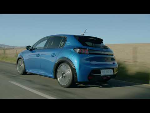 Peugeot 208 GT Line in Blue Driving Video
