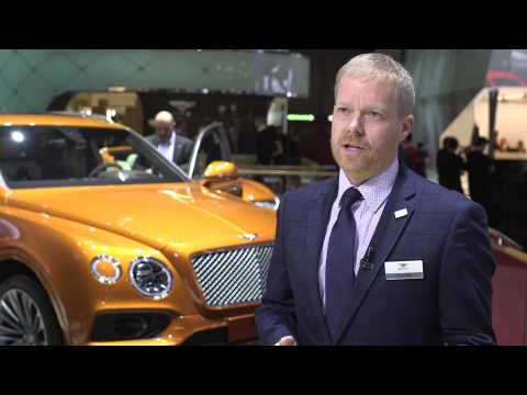 Bentley at Geneva Motor Show 2019 - Chris Cole
