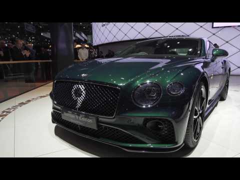 Bentley presented the Continental GT Number 9 at the 2019 Geneva International Motor Show