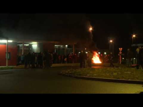 Protest outside French prison after 'radicalised' inmate attack
