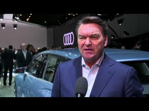 Audi at the 2019 Geneva Motorshow Interviews Bram Schot