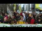 Thousands join global youth demo for climate in Brussels