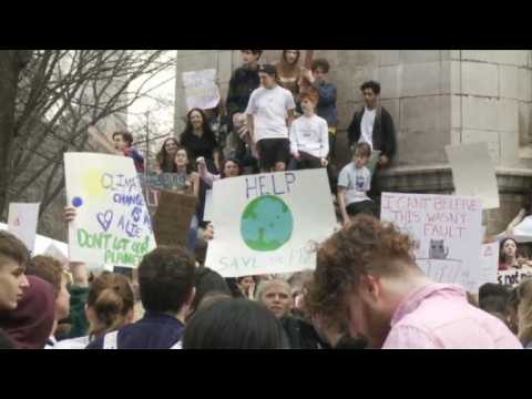 New York students join global climate change protests
