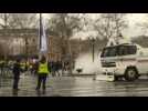 Water cannons used against yellow vests protesters