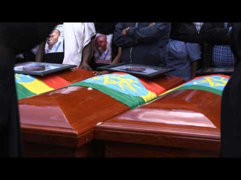 Ethiopians hold funerals for victims of plane crash