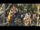 Spain: Protest against the trial of Catalan independence leaders