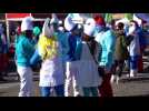Thousands don smurf costumes in Germany to attempt world record