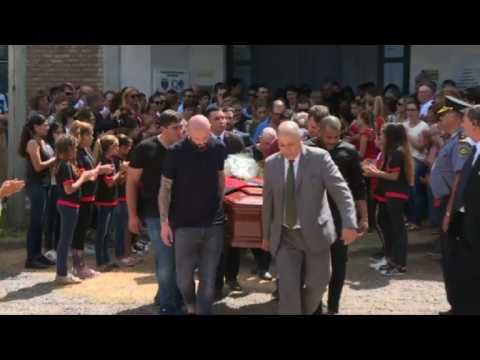 Footballer Sala's body departs funeral in Argentina