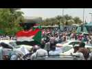 Sudanese participate in second day of general strike in Khartoum