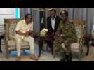Ethiopian Prime Minister Abiy Ahmed arrives in Sudan