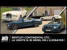 Vidéo Bentley Continental GTC : les ailes du plaisir Vidéo Bentley Continental GTC : les ailes du plaisir