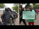 Protests continue in Monrovia amid strong police presence - Label : AFPTV - First images - Category : News