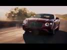 Bentley Continental GT V8 in Dragon Red Driving Video