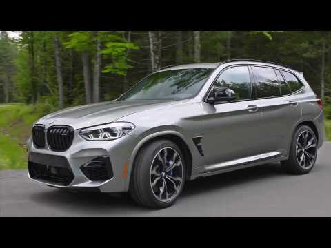 The new BMW X3 M Driving Video in New York, USA