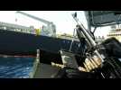 Kokuka Courageous off the port of the Gulf emirate of Fujairah - Label : AFPTV - First images - Category : Business