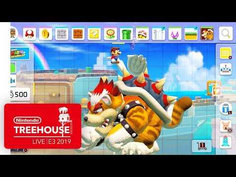 Super Mario Maker 2 Gameplay Pt. 2 - Nintendo Treehouse: Live | E3 2019