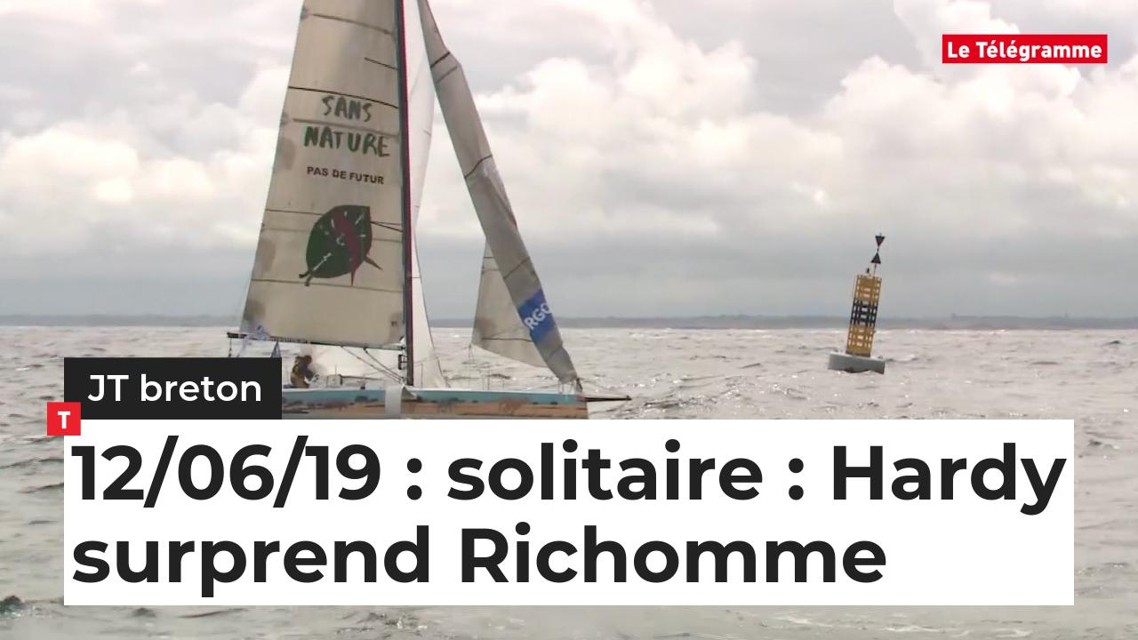  JT Breton du mercredi 12 juin 2019 : solitaire : Hardy surprend Richomme (Le Télégramme)