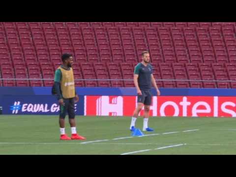Football/Champions League: Tottenham training session
