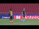 Football/Champions League: Tottenham training session - Label : AFPTV - First images - Category : Sport